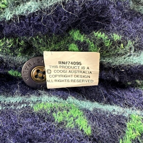 Vintage Coogi Australia Button Up  Alpaca Sweater Women's Size S - Picture 15 of 15